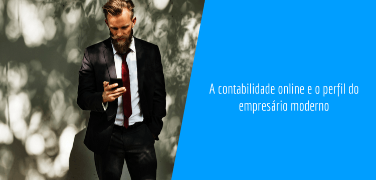 contabilidade online e empresários modernos