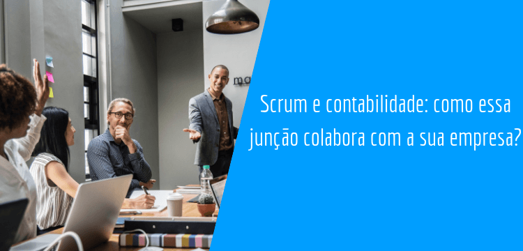 Reunião empresarial planejando a execução do scrum